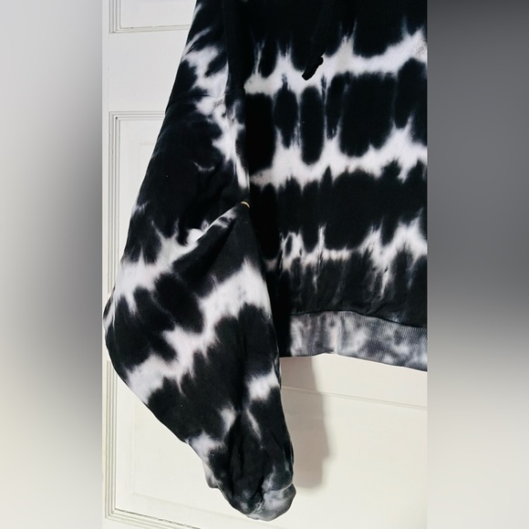 Medium Like Love Black Tie Dye Hoodie - Picture 7 of 11
